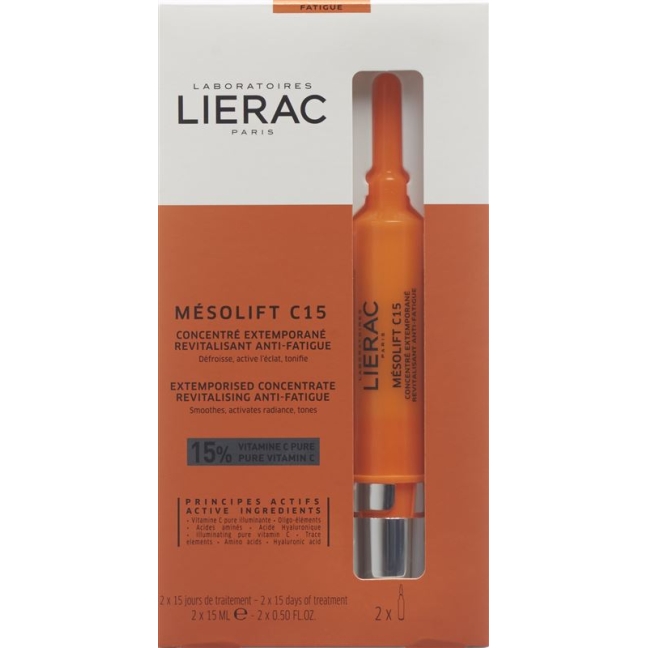 Lierac Mesolift концентрат 2 ампули по 15 мл