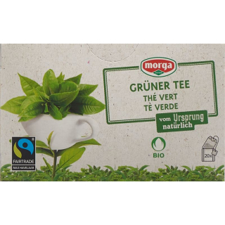 Зеленый чай Morga в футляре Organic Fairtr Knos 20 шт.