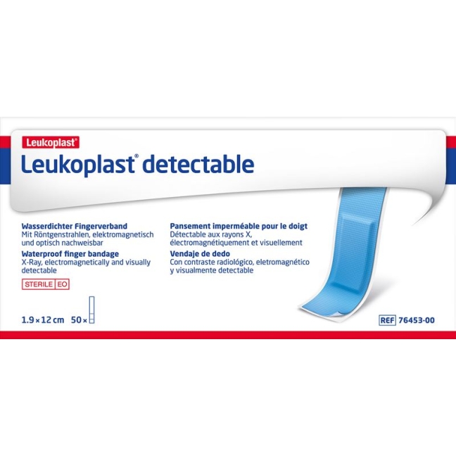 Leukoplast Detectable 1,9х12 см 50 шт