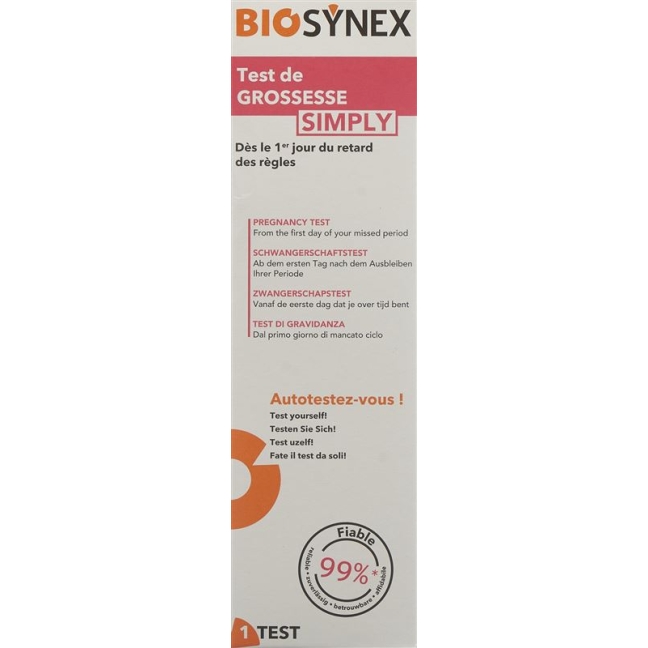 Тест на вагітність BIOSYNEX Просто