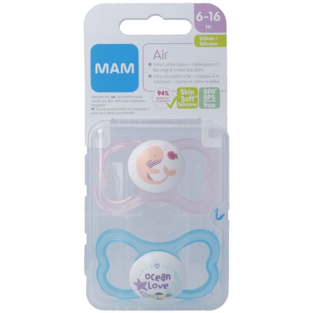 MAM Air Nuggi Sili 6-16m Girl