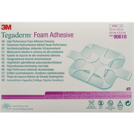 3M Tegaderm Foam foam compr 5х5см клей 10 шт