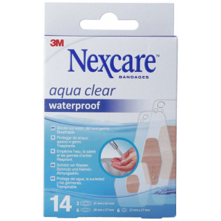 3M NEXCARE Aqua Clear водонепроницаемые, 3 размера, задница