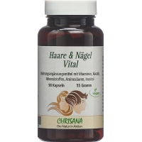 Chrisana Hair &amp; Nails Vital Capsules Tin 90 шт