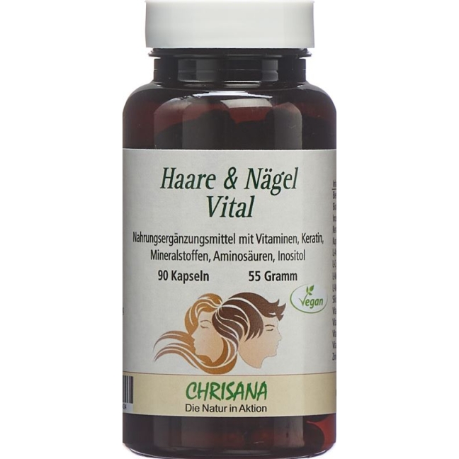 Chrisana Hair &amp; Nails Vital Capsules Tin 90 шт