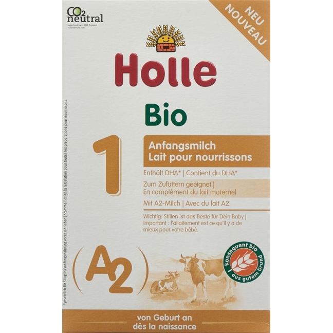 HOLLE A2 Органічна дитяча суміш 1