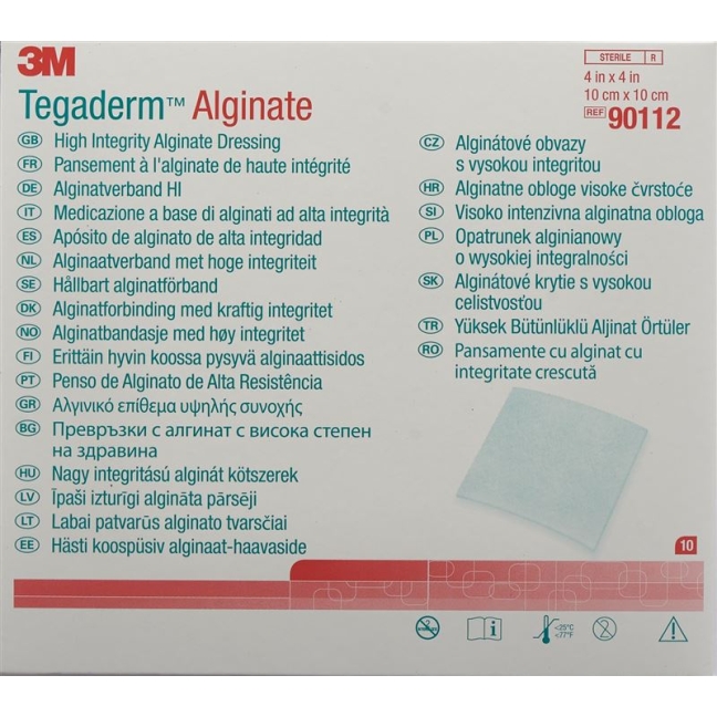 Компрес 3M Tegaderm альгінатний 10х10см (новий) 10 шт
