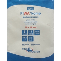 Компреси марлеві Fiwa Komp 10х10 см 100 шт