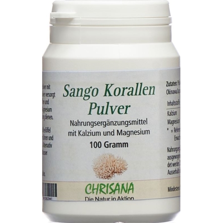 Кораловий порошок Chrisana Sango банка 100г