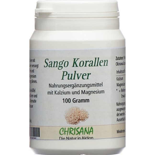Кораловий порошок Chrisana Sango банка 100г