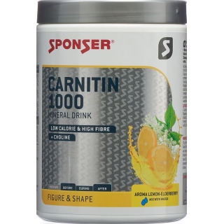 Sponser Carnitin 1000 Mineraldrink Lem-Elder 400g