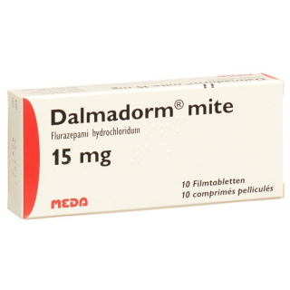 Далмадорм пленка от клещей таблетки 15 мг 10 шт.