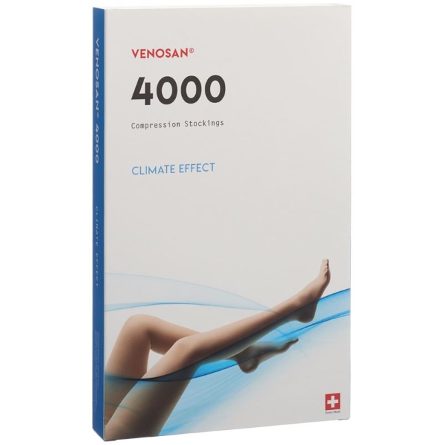 VENOSAN 4001 A-T KKL1 XL довгий чорний 1 пара