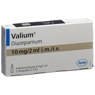 Валиум Inj Lös 10 мг/2 мл в/м/в. 5 ампер 2мл