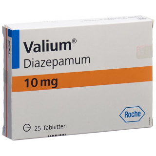 Таблетки валиум 10 мг 25 шт.