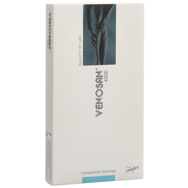 VENOSAN 4002 A-D KKL2 L довгий відкритий чорний 1 пара