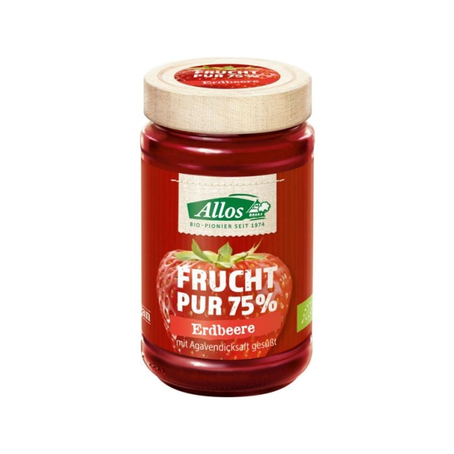 Варення Allos Fruit Pure Strawberry Organic 250г