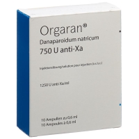 Orgaran Inj Lös 750 E/0,6 мл 10 ампер 0,6 мл Orgaran Inj Lös 750 E/0,6 мл 10 ампер 0,6 мл