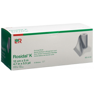 Бинт Rosidal K короткоэластичный 12смх5м 10 шт.