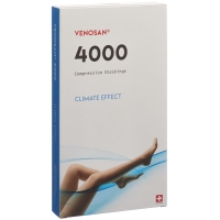Venosan 4001 A-GH KKL1 M довгі закриті чорні чоловічки 1 пара