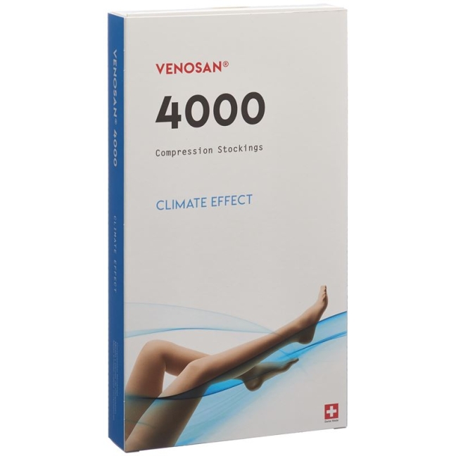 Venosan 4002 A-GH KKL2 L довгі закриті чорні чоловічки 1 пара