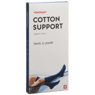 Носки Venosan COTTON SUPPORT A-D XL черные 1 пара