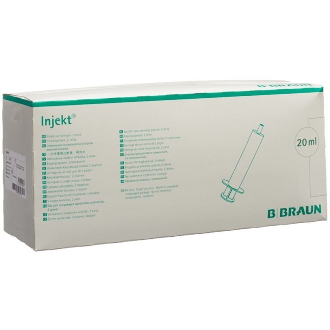 Шприц ін&#39;єкційний Braun 20 мл Luer-Lock 100 шт