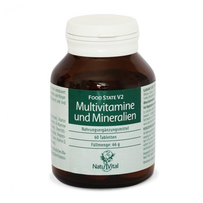 FOOD STATE Multivitamins and Minerals tablets