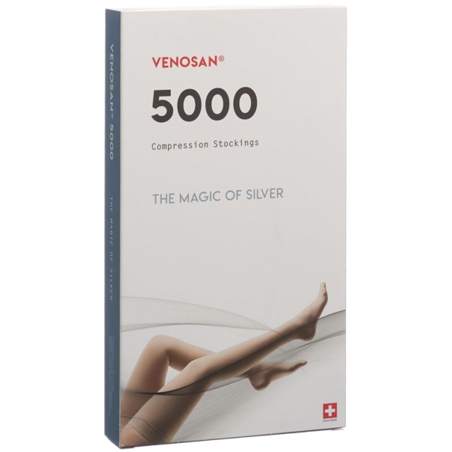 VENOSAN 5002 A-DH KKL2 XL довгий чорний 1 пара