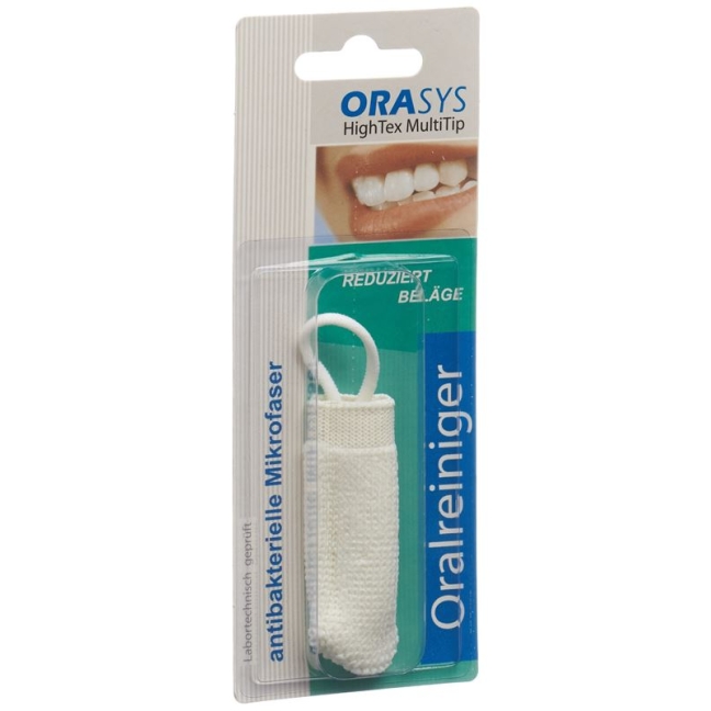 Очищувач язика Orasys з мікрофібри на 1 палець