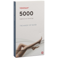 VENOSAN 5001 A-D KKL1 M короткий відкритий чорний 1 пара