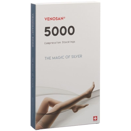 VENOSAN 5002 A-DH KKL2 XL короткий відкритий чорний 1 пара