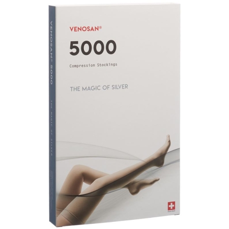 VENOSAN 5001 A-T KKL1 XL короткі чорні 1 пара