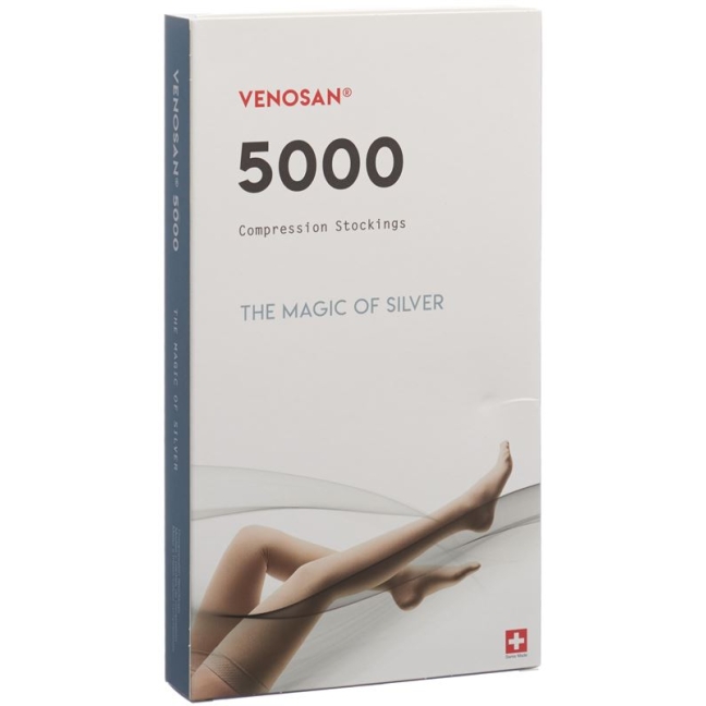 VENOSAN 5002 A-D KKL2 XL короткий відкритий чорний 1 пара