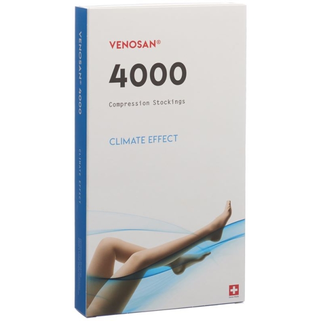VENOSAN 4002 A-D KKL2 L короткий чорний 1 пара