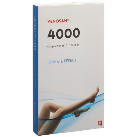VENOSAN 4002 A-GH KKL2 L короткий відкритий чорний 1 пара