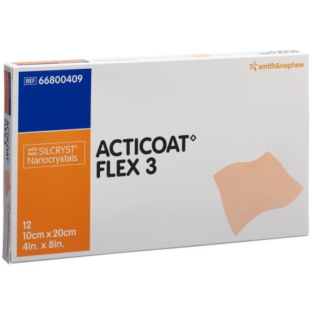 Пов'язка для ран Acticoat Flex 3 10х20см 12 шт