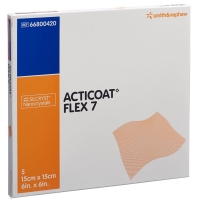 Пов'язка для ран Acticoat Flex 7 15х15 см 5 шт Пов'язка для ран Acticoat Flex 7 15х15 см 5 шт