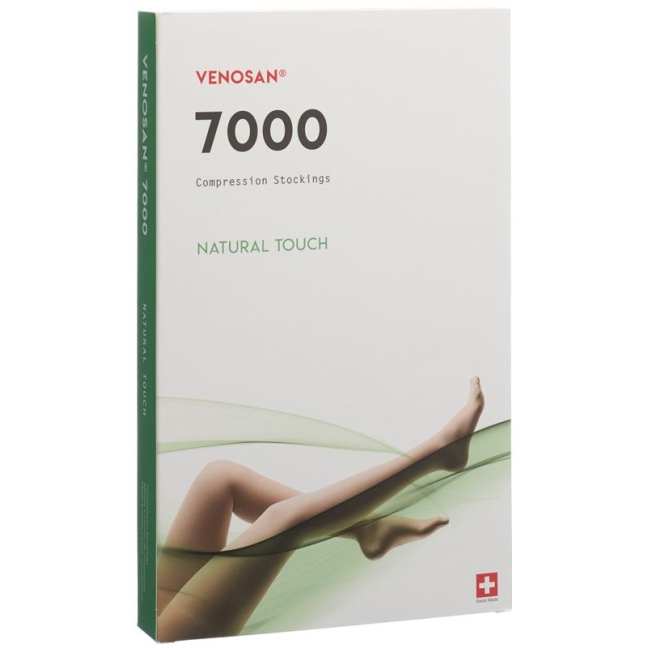 Venosan 7002 A-GH KKL2 XL довгий відкритий клейовий край чорний 1 пара