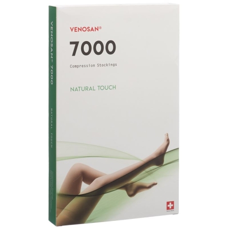 Venosan 7002 A-GH KKL2 XL довга закрита клейка кромка чорна 1 пара