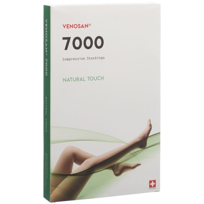 Venosan 7002 A-GH KKL2 XL довга закрита клейка кромка чорна 1 пара