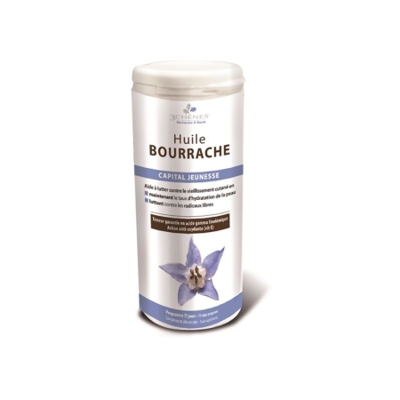3 Chenes huile de bourrache capsules capital jeunesse 150 шт