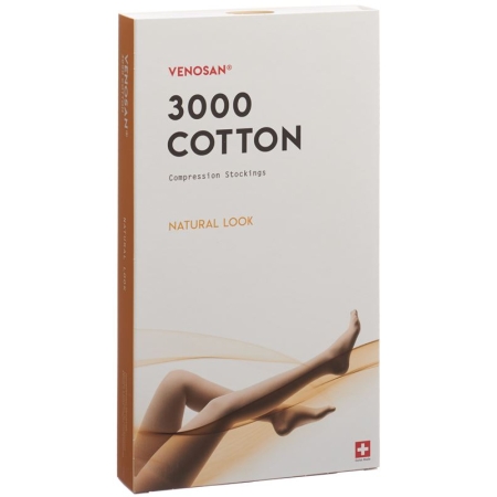 VENOSAN 3002 A-DH KKL2 L шорт оф бежевий 1 пара