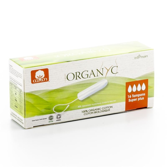 ORGANYC Тампони Супер Плюс 16 шт