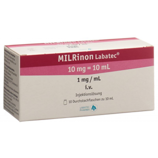 Milrinon Labatec Injektionslösung 1mg/ml 10 Durchstechflaschen 10ml