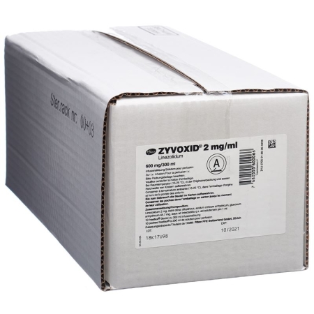 Zyvoxid Inf Lös 2 мг/мл 10 Фріфлекс 300 мл