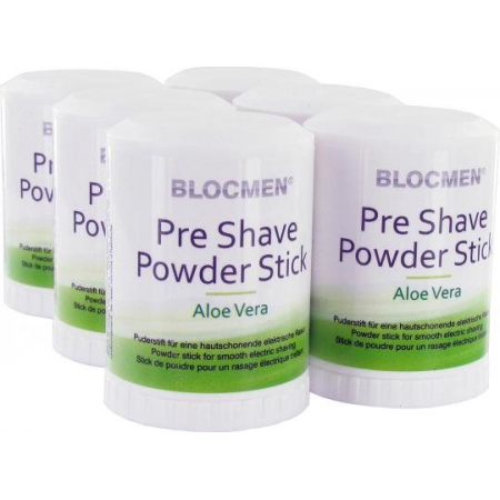 Blocmen Aloe Vera Pre Shave Powder Stick 60g