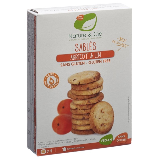 Печиво Nature&amp;cie з абрикосами без глютену 120г