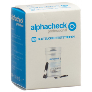 alphacheck professional тест-полоски для измерения уровня сахара в крови 50 шт.