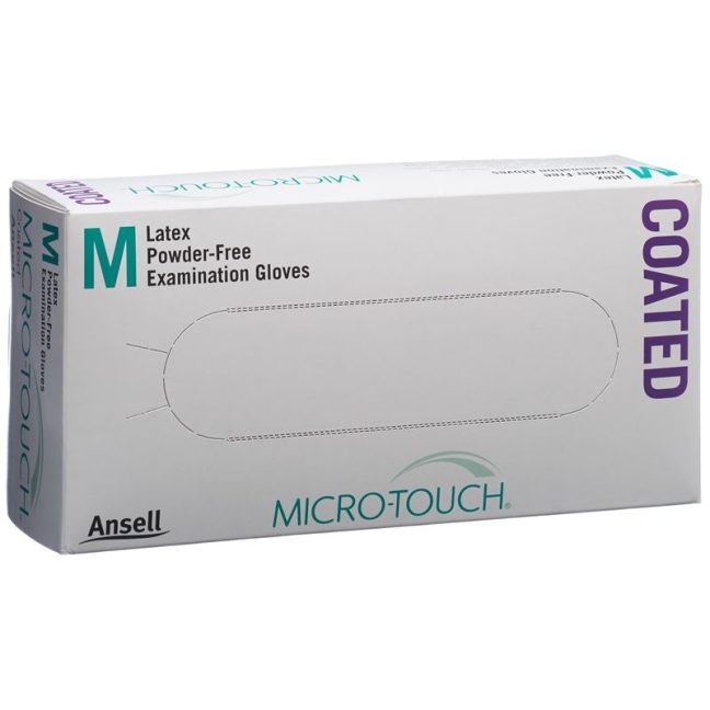 Оглядові рукавички Micro-Touch Coated M Box 100 шт